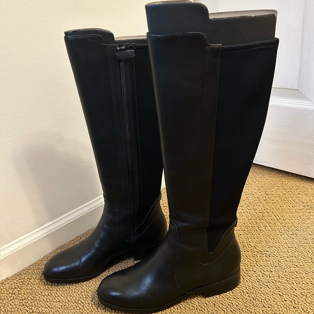 Cole Haan Black Genuine Leather Boots